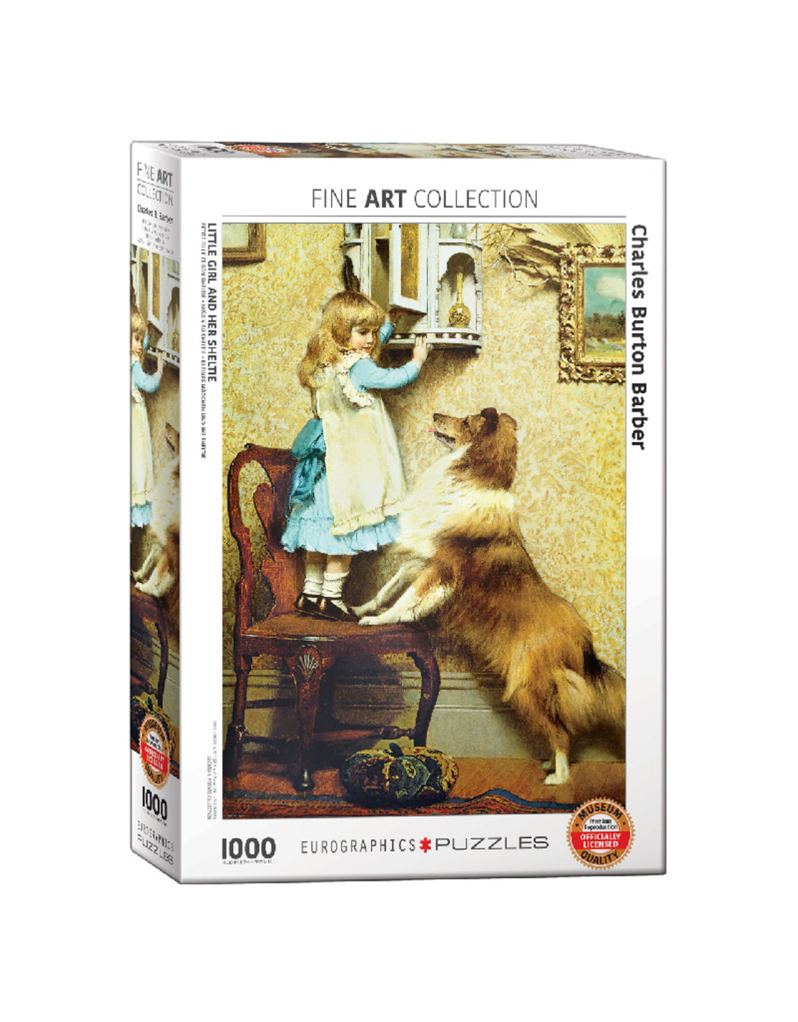 Eurographics Little Girl and Her Sheltie Puzzle 1000 PCS