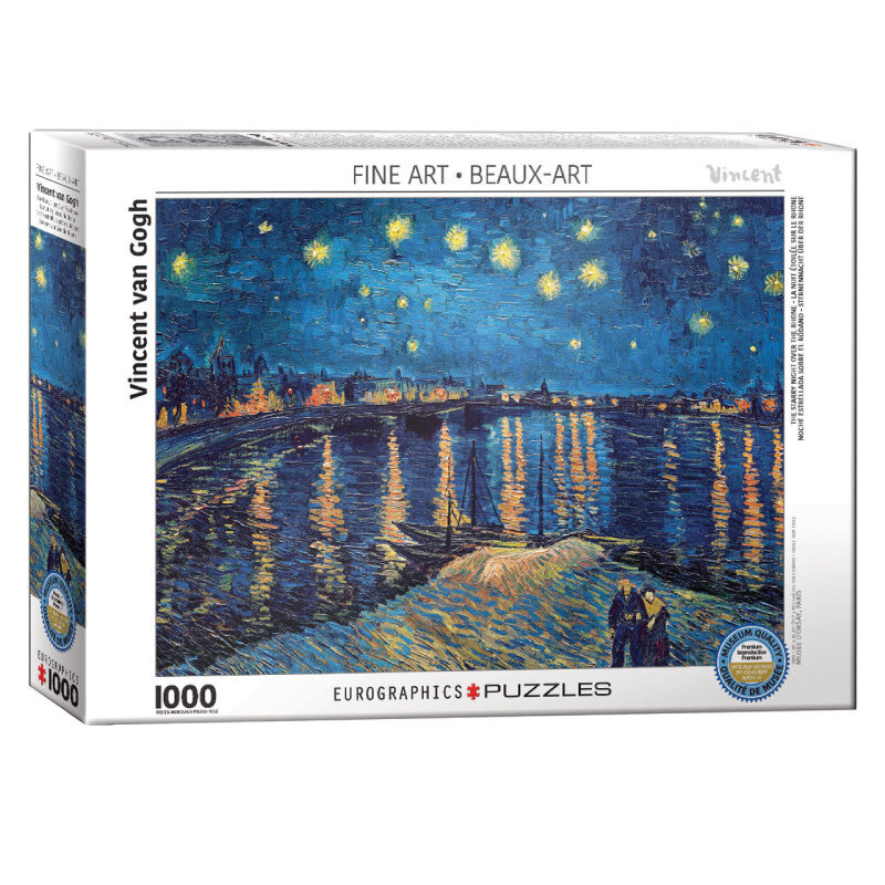 Eurographics The Starry Night Over the Rhone Puzzle - van Gogh (1000 PCS)
