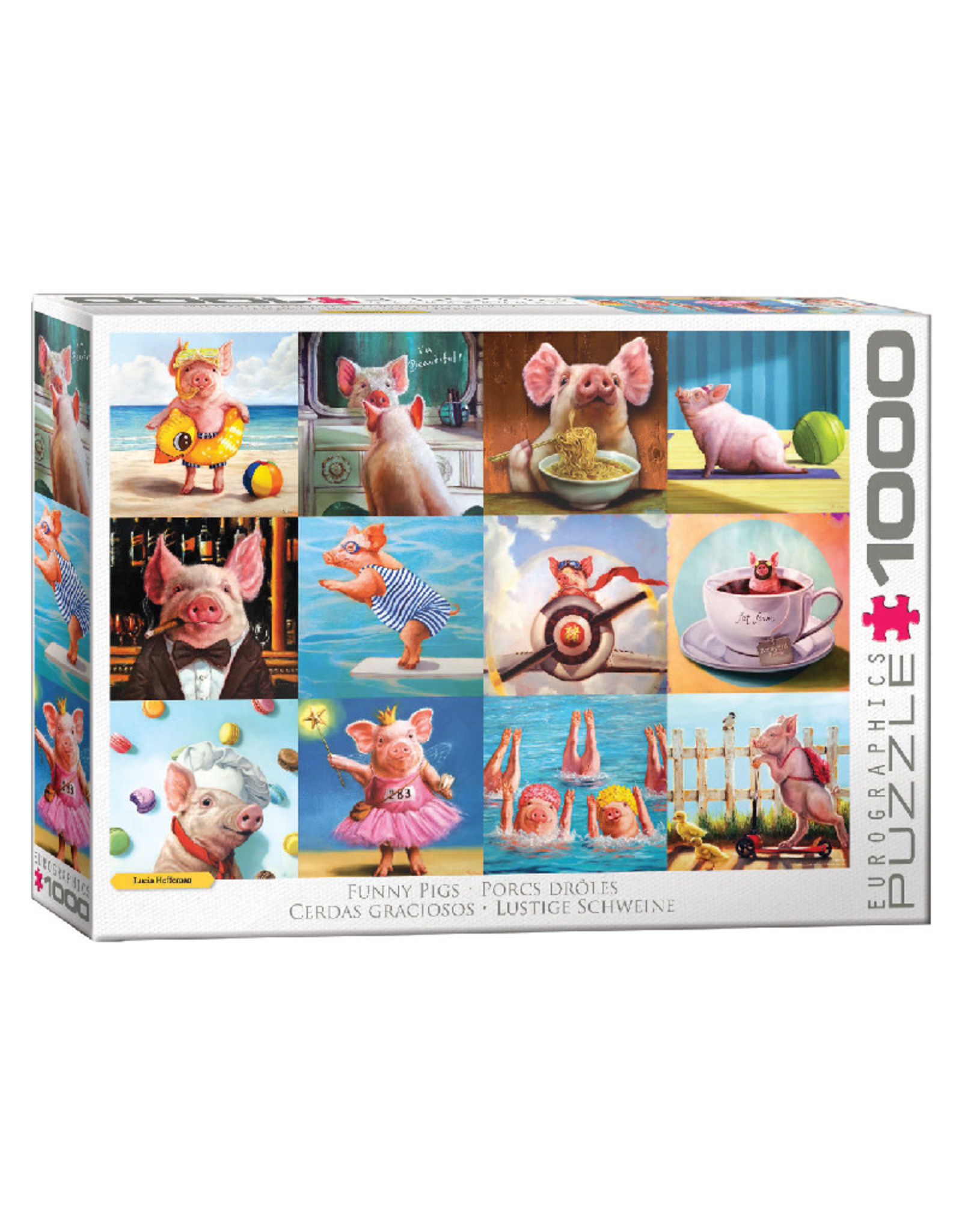 Eurographics Funny Pigs Puzzle (1000 PCS)