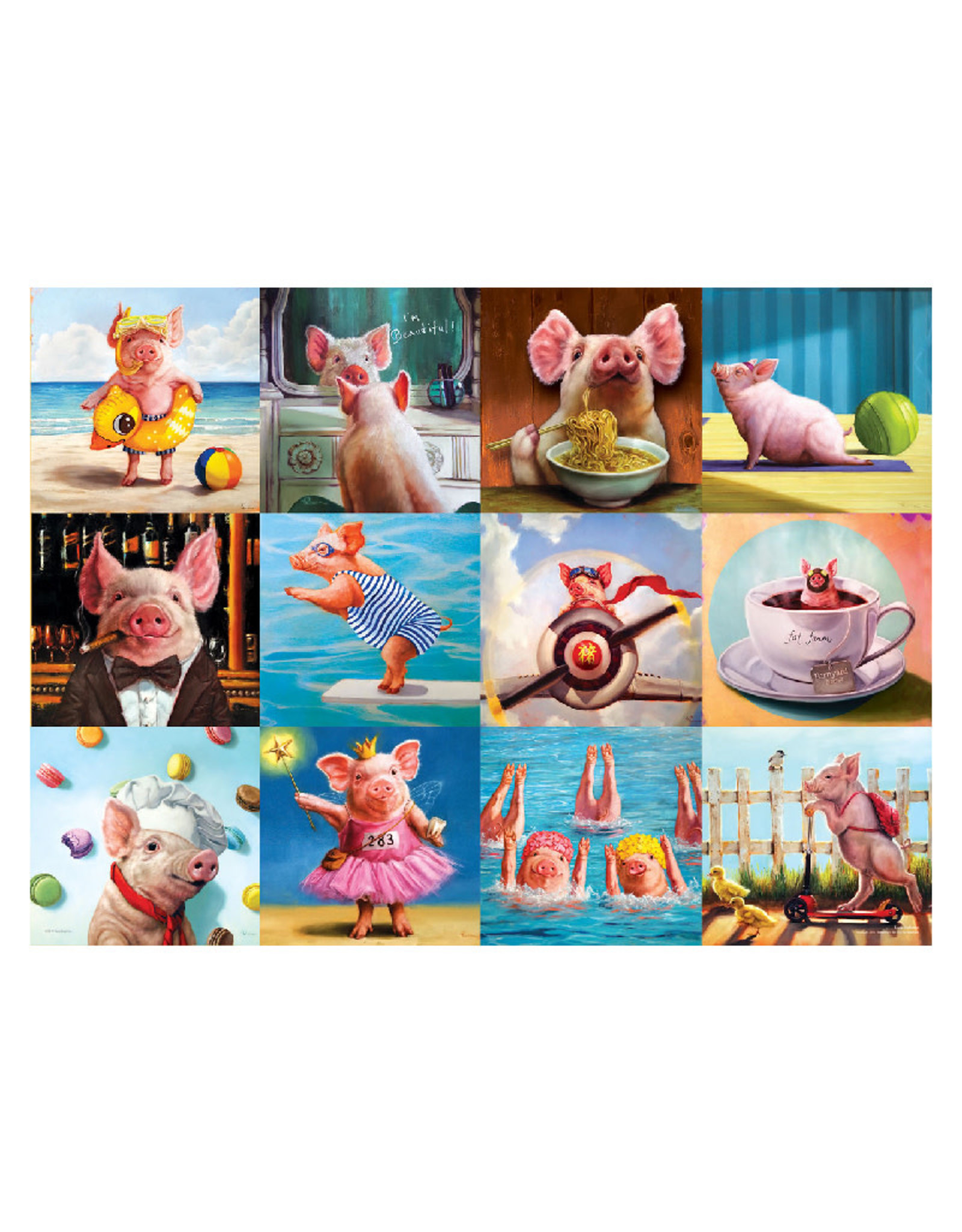 Eurographics Funny Pigs Puzzle (1000 PCS)