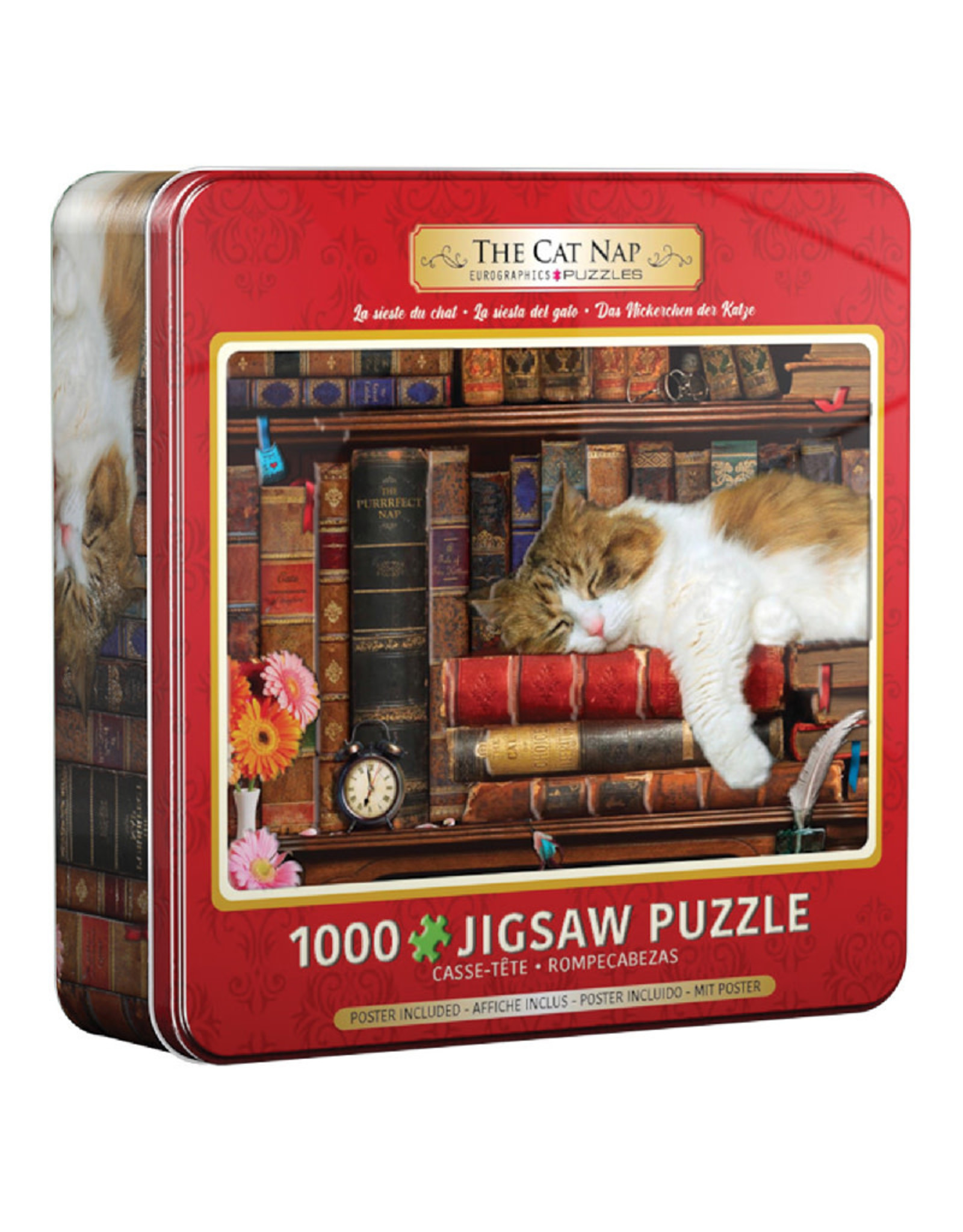 Eurographics Cat Nap Tin Puzzle 1000 PCS