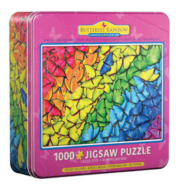 Eurographics Butterfly Rainbow Tin Puzzle 1000 PCS