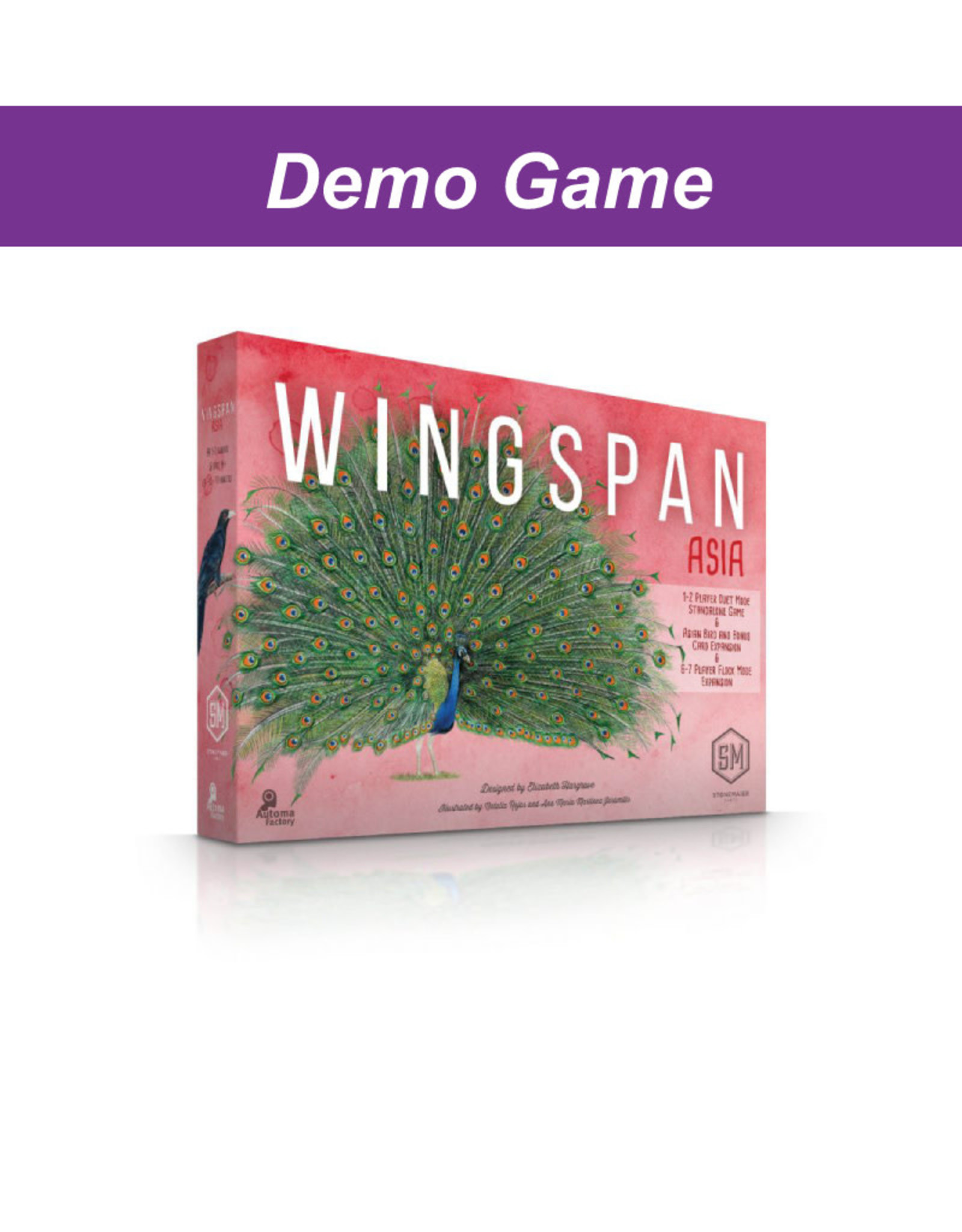 Stonemaier Games (DEMO) Wingspan Asia.  Free for In-Store Play!