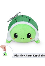 TeeTurtle Plush Keychain: Happy Turtle