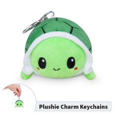 TeeTurtle Plush Keychain: Happy Turtle