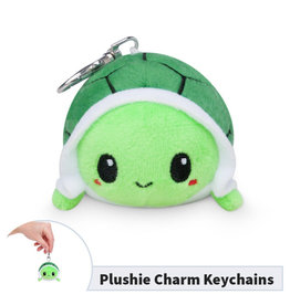 TeeTurtle Plush Keychain: Happy Turtle