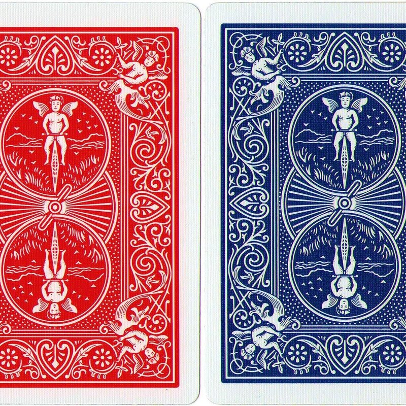 United States Playing Card Co Playing Cards: Bicycle Standard Index (Red or Blue)