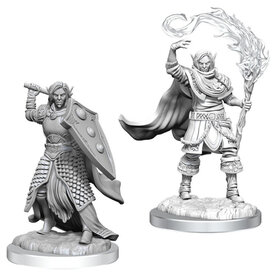 Wizkids D&D Unpainted Minis: Elf Cleric Male