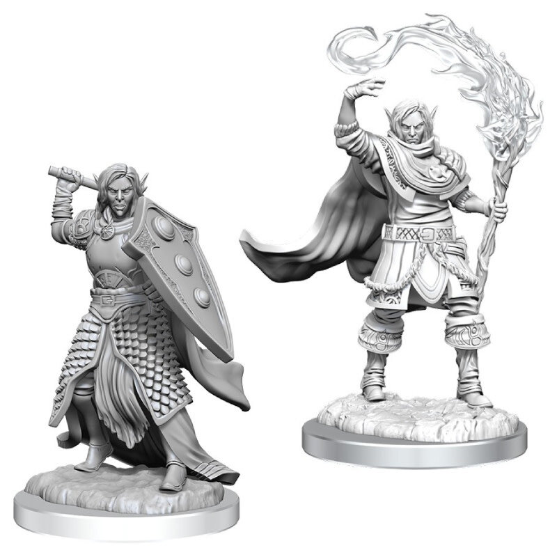 Wizkids D&D Unpainted Minis: Elf Cleric Male