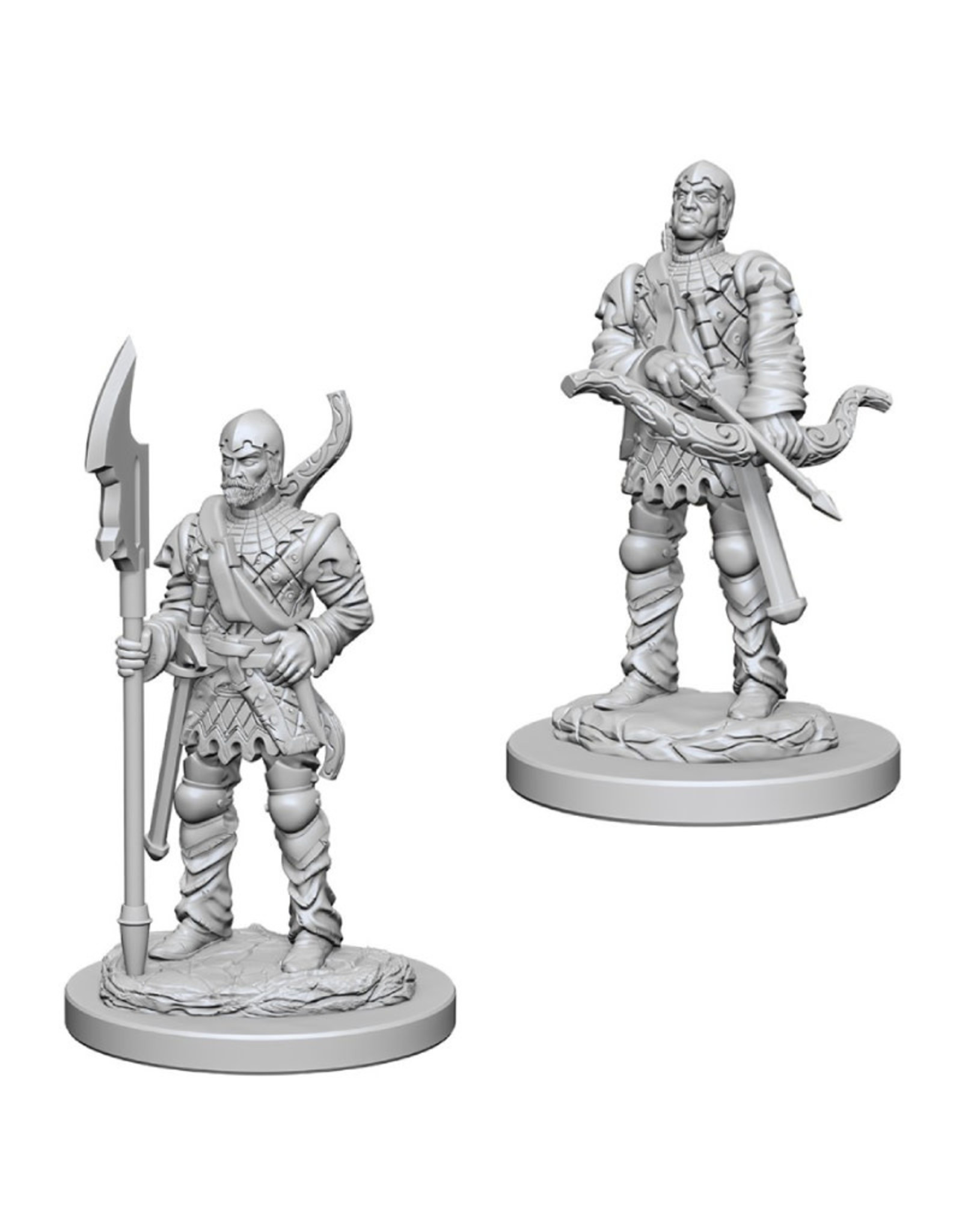 Wizkids Deep Cuts Unpainted Minis: Town Guards