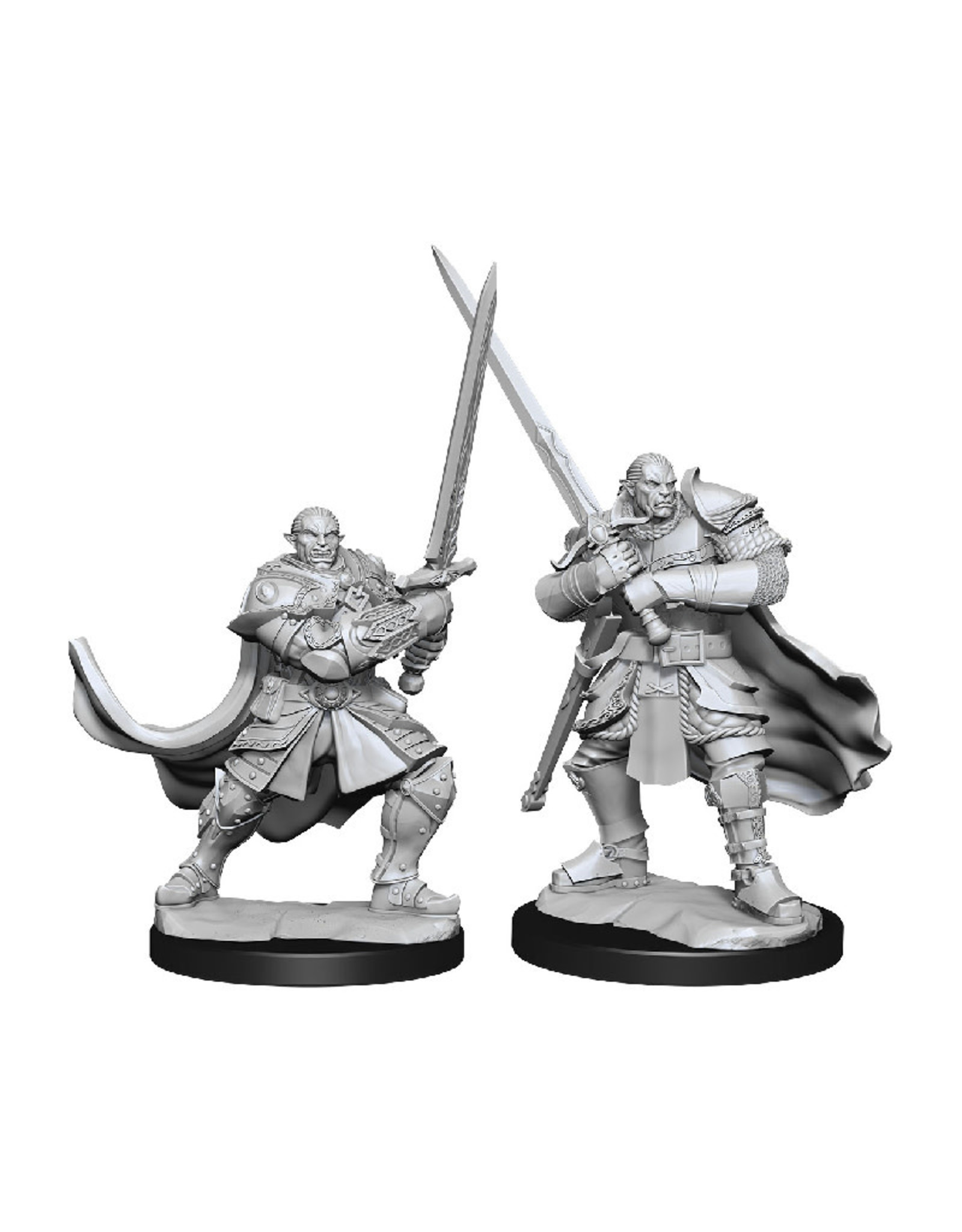 Wizkids D&D Unpainted Minis: Half-Orc Paladin Male