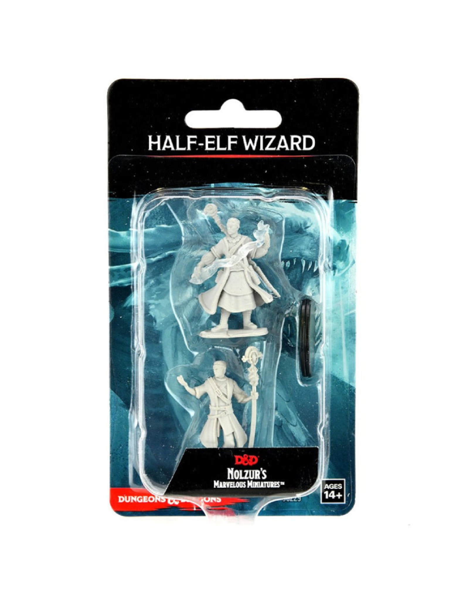 Wizkids D&D Unpainted Minis: Half-Elf Wizard Male