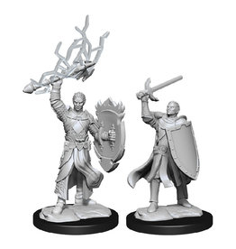 Wizkids (Reprint December 2024) D&D Unpainted Minis: Half-Elf Paladin Male