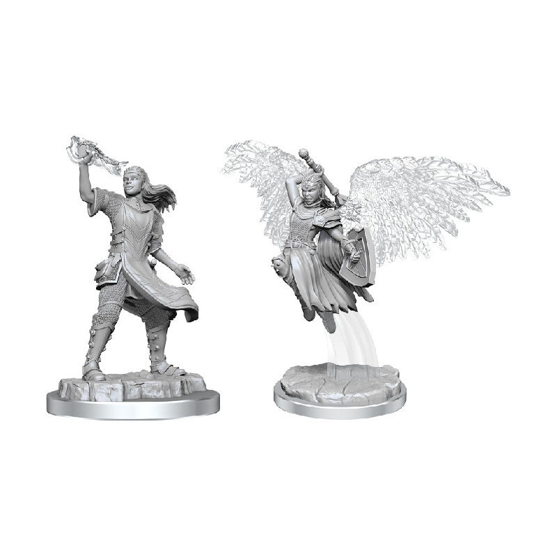 Wizkids D&D Unpainted Minis: Aasimar Cleric Female