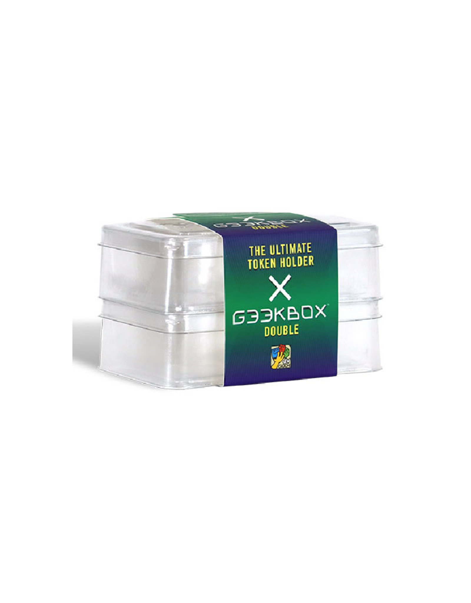 GEEKBOX DOUBLE set di 2 scatoline in plastica TOKEN ORGANIZER accessori per  giochi da tavolo DV GIOCHI