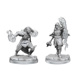 Wizkids D&D Unpainted Minis: Half-Elf Warlock