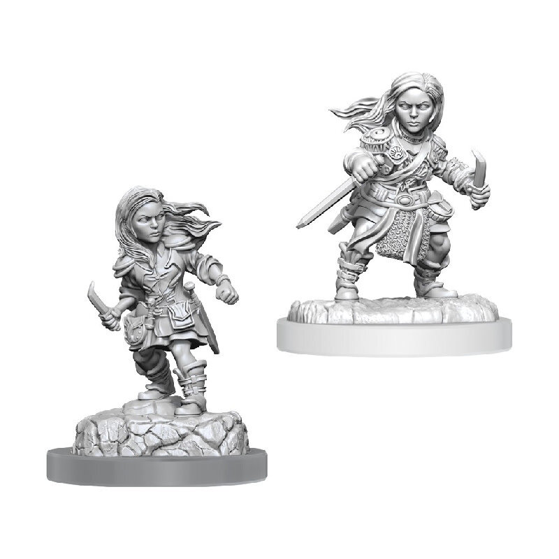Wizkids D&D Unpainted Minis: Halfling Rogue Female