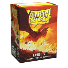 Dragon Shield Sleeves: Dragon Shield Matte Dual (100) Ember