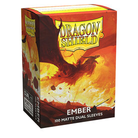 Dragon Shield Sleeves: Dragon Shield Matte Dual (100) Ember