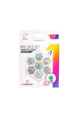 GameGenic RPG Dice (7) Embraced Series Green Skull