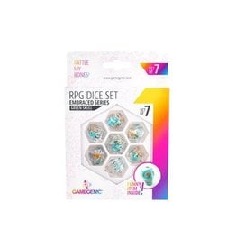GameGenic RPG Dice (7) Embraced Series Green Skull