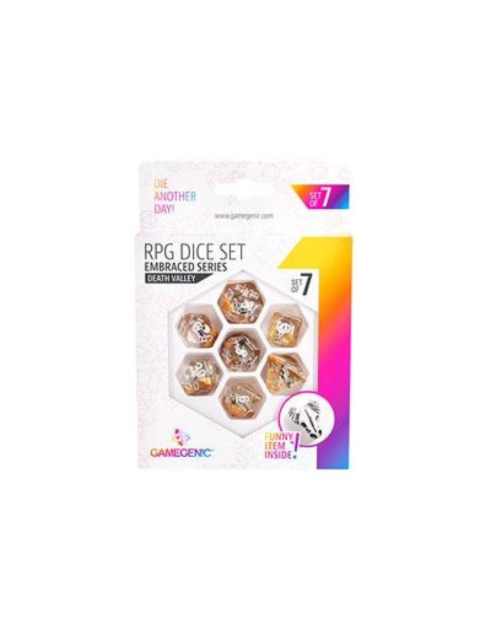 GameGenic RPG Dice (7) Embraced Death Valley