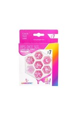 Polyhedral Dice Set (7) Candy-Like Series Raspberry