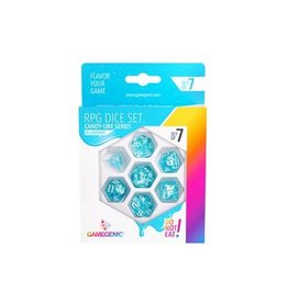 Polyhedral Dice Set (7) Candy-Like Series Blueberry