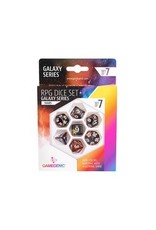 Polyhedral Dice Set (7) Galaxy Series Mars