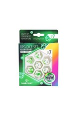 GameGenic RPG Dice (7) Glow Series Toxic Stones