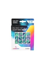 Dice Set D6 16mm (12) Galaxy Series Neptune