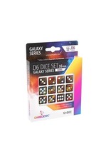 Dice Set D6 16mm (12) Galaxy Series Mars