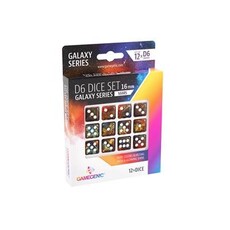 Dice Set D6 16mm (12) Galaxy Series Mars