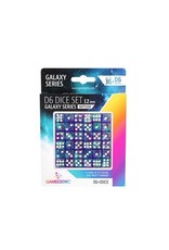 D6 Dice Set 12mm (36) Galaxy Series Neptune