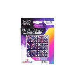 D6 Dice Set 12mm (36) Galaxy Series Nebula