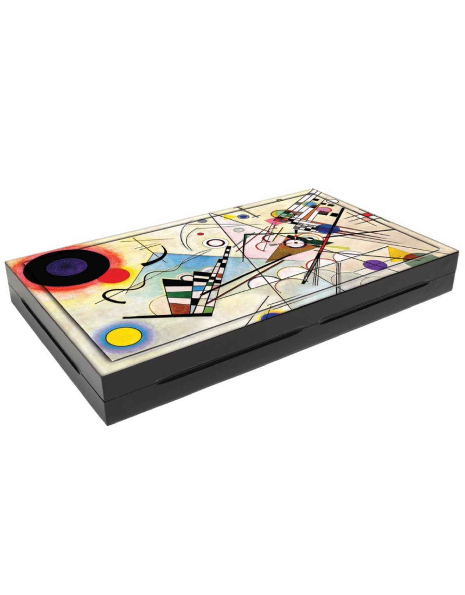 Worldwise Imports Backgammon Kandinsky Decoupage