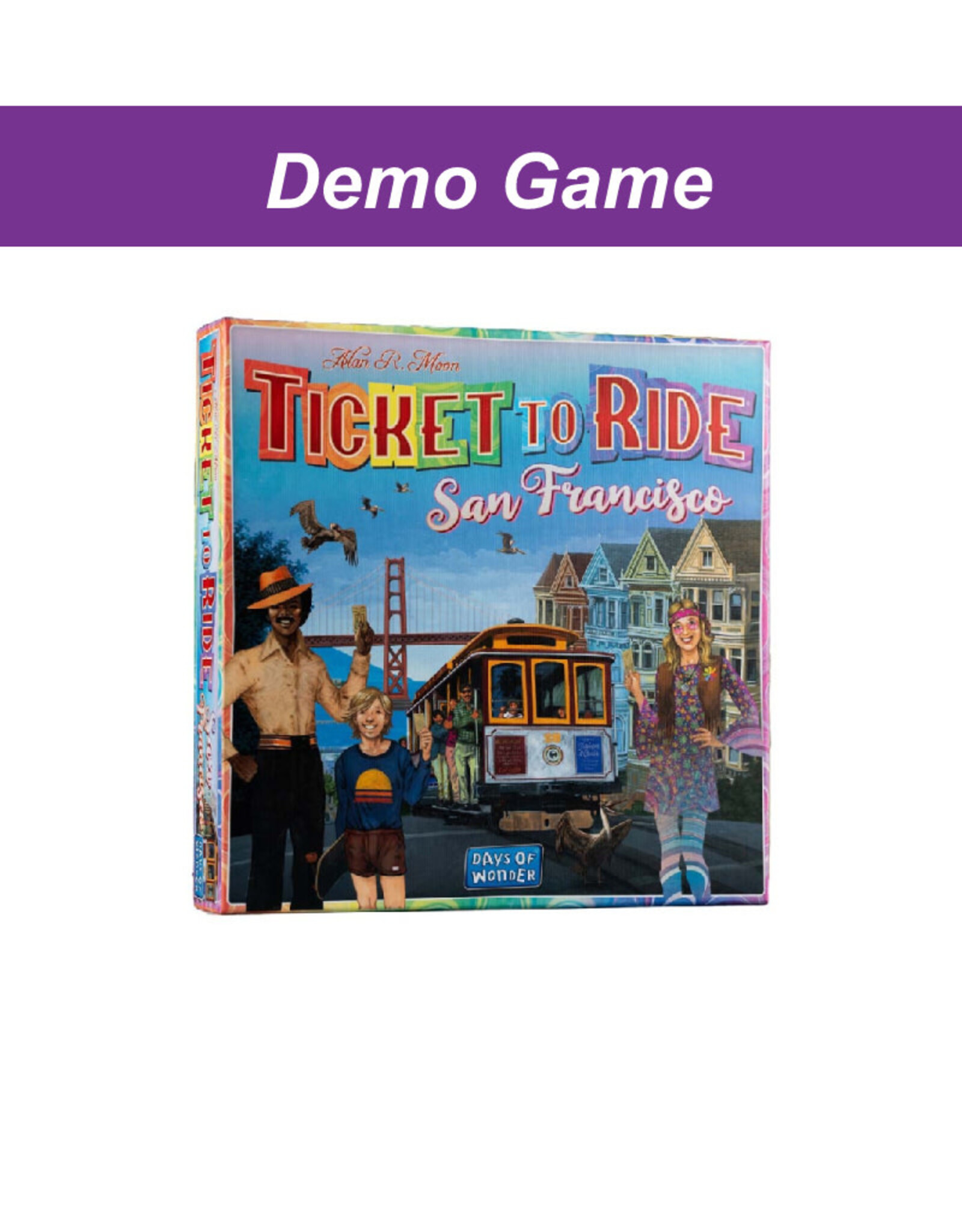 (DEMO) Ticket to Ride San Francisco. Free to Play In Store!
