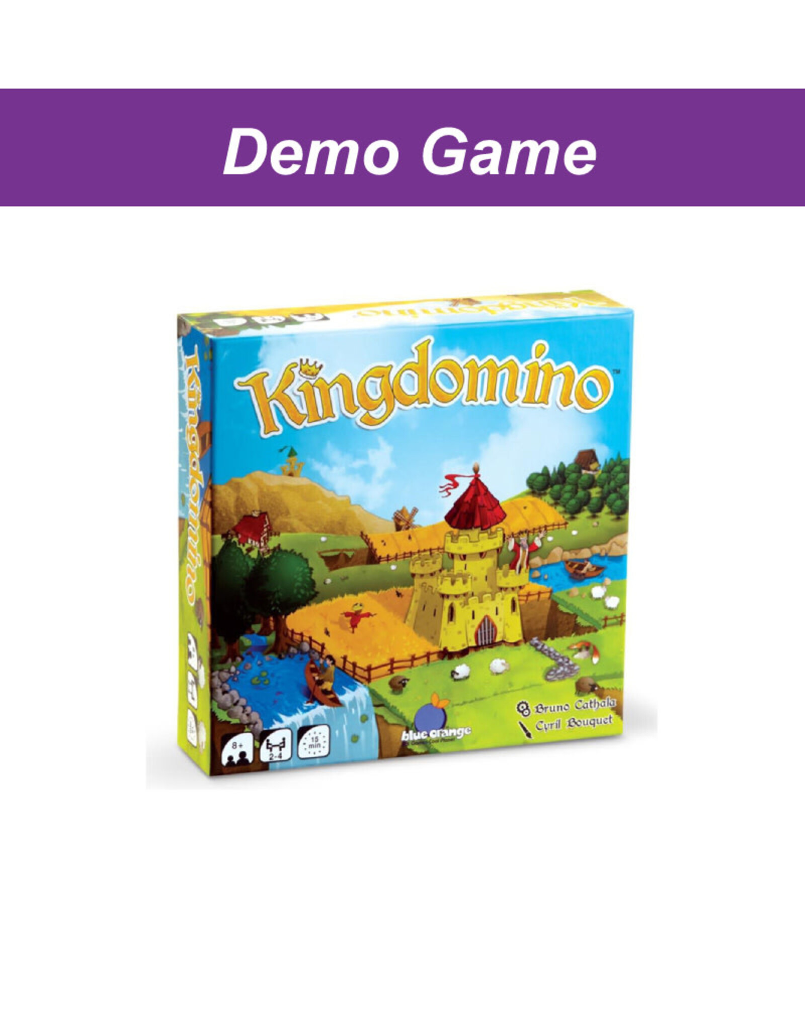 Blue Orange Games (DEMO) Kingdomino. Free to Play In Store!