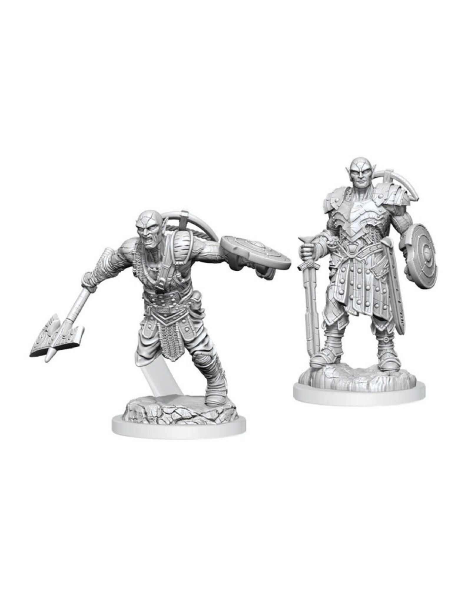 Wizkids D&D Unpainted Minis: Earth Genasi Fighter