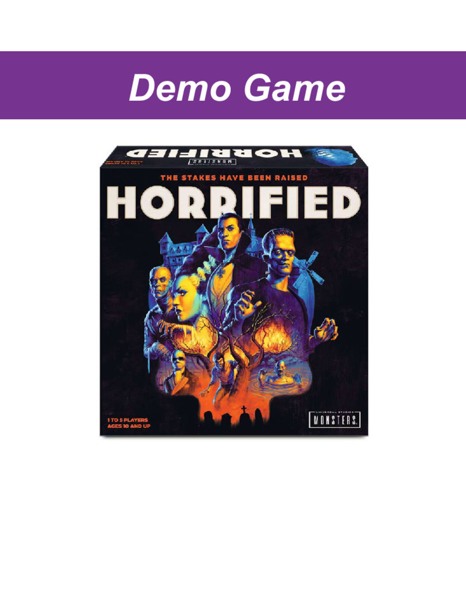 Ravensburger (DEMO) Horrified Universal Montsers.  Free to Play in Store!