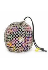 Hymgho Premium Dice Dice Bag: Chainmail Silver