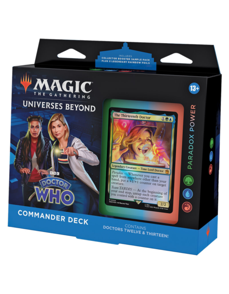Wizards of the Coast MTG Doctor Who Commander Deck Paradox Power - Game Night Games Wizards of the Coast MTG Doctor Who Commander Deck Paradox Power - Game Night Games