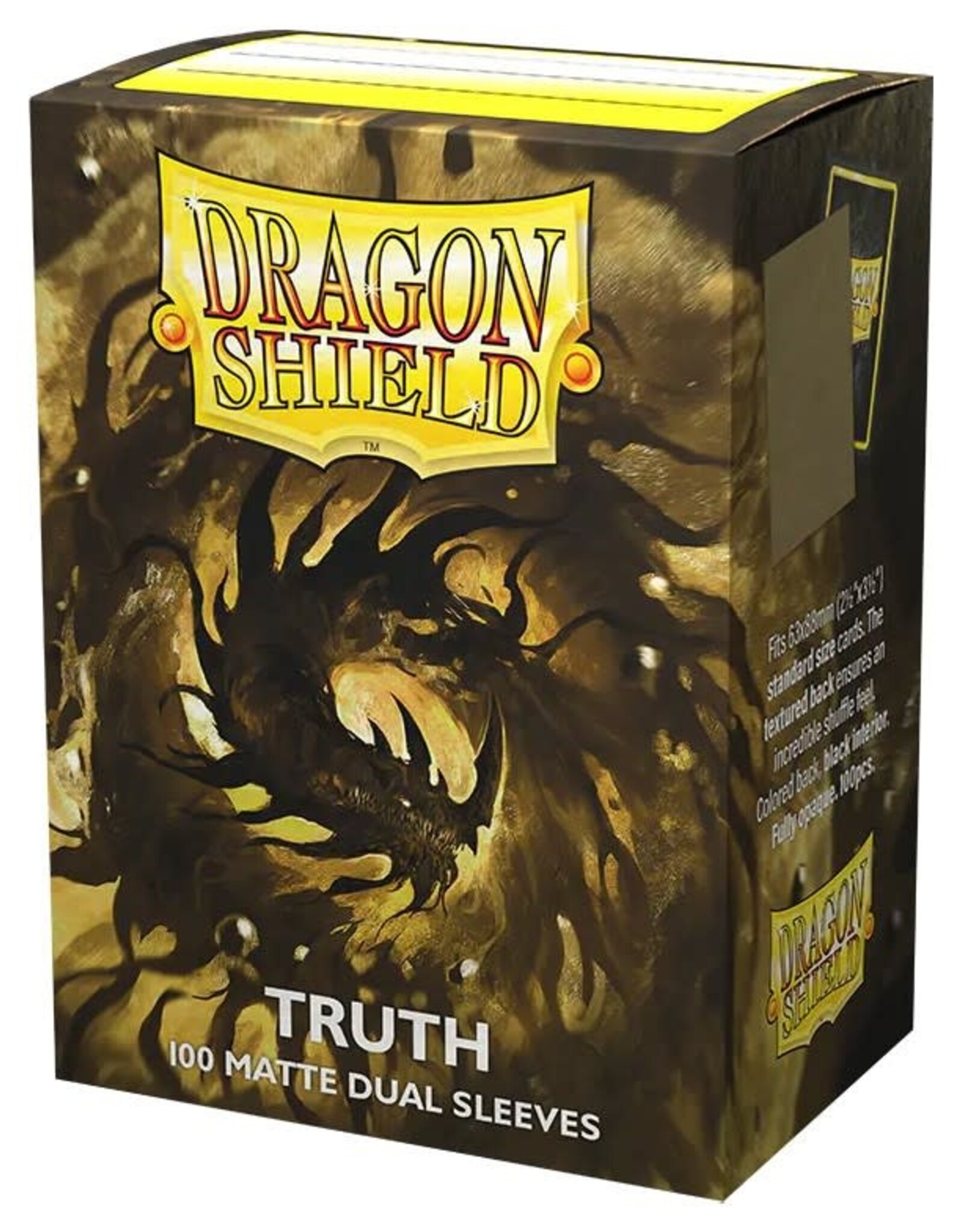 Dragon Shields: (100) Matte Dual - Truth - Game Night Games