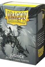 Dragon Shield Sleeves: Dragon Shields Matte Dual (100) Justice