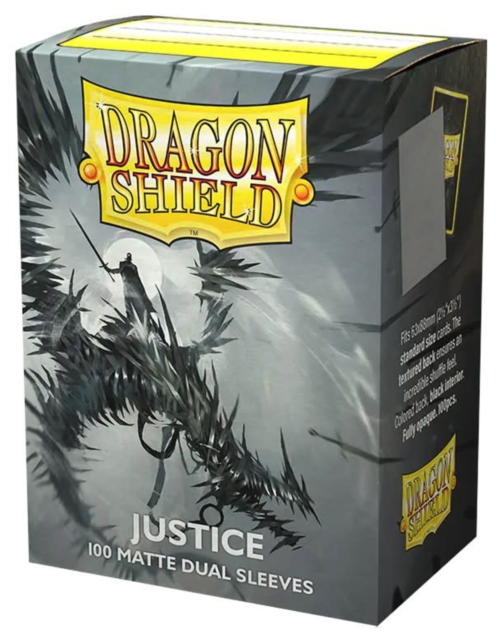 Dragon Shield Sleeves: Dragon Shields Matte Dual (100) Justice