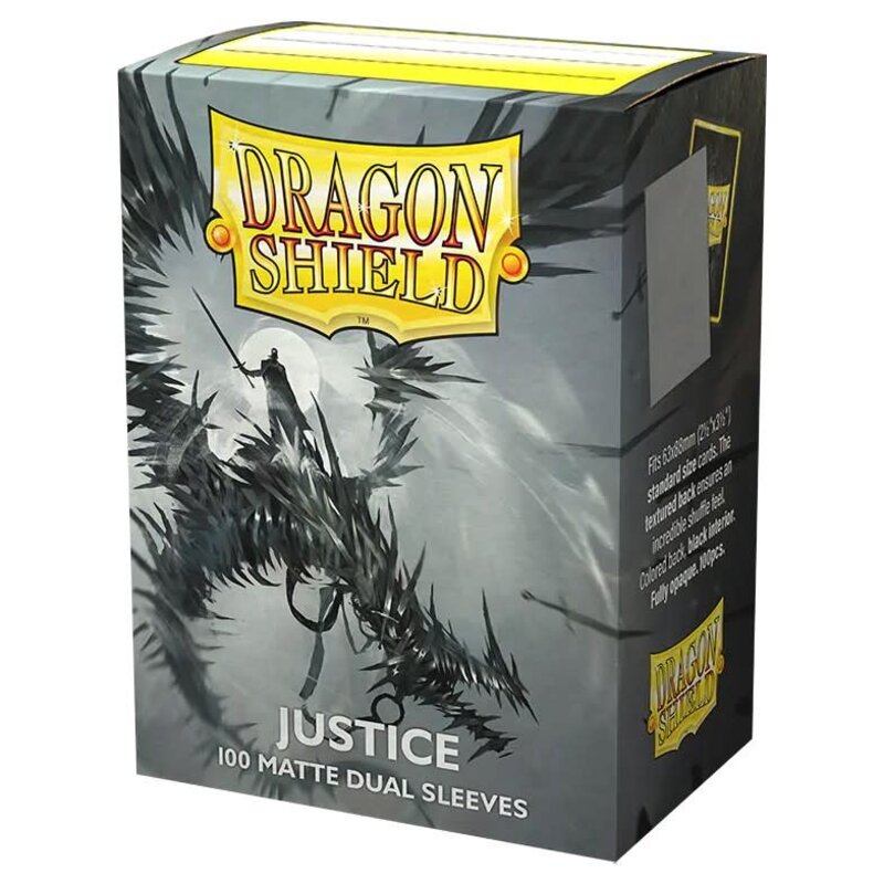 Dragon Shield Sleeves: Dragon Shields Matte Dual (100) Justice
