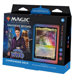 Wizards of the Coast MTG Doctor Who Commander Deck Masters of Evil