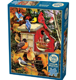 Misc Fall Birdhouse 500pc Puzzle