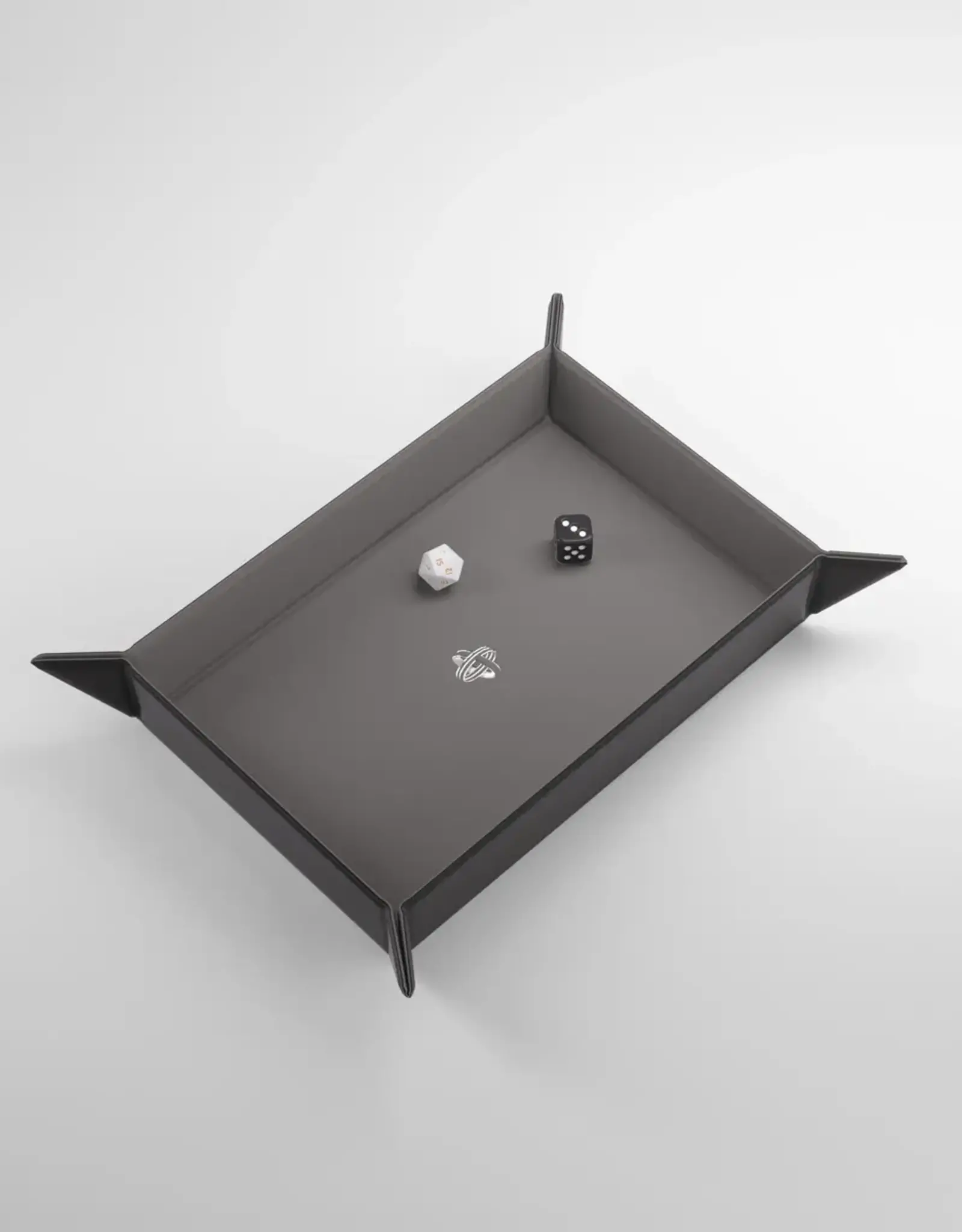 Magnetic Dice Tray: Rectangular Gray