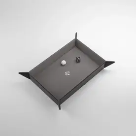 Magnetic Dice Tray: Rectangular Gray
